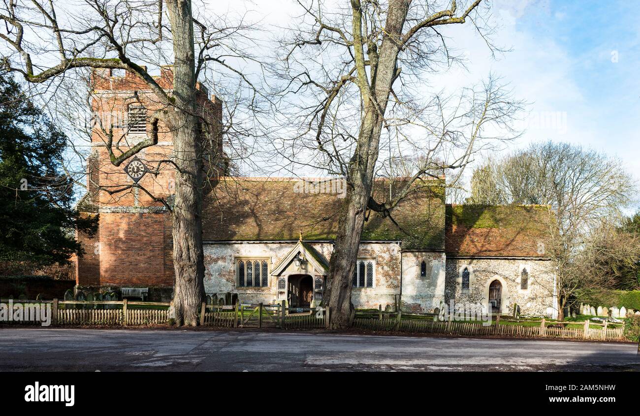 Rotherwick Church Hampshire Angleterre Banque D'Images