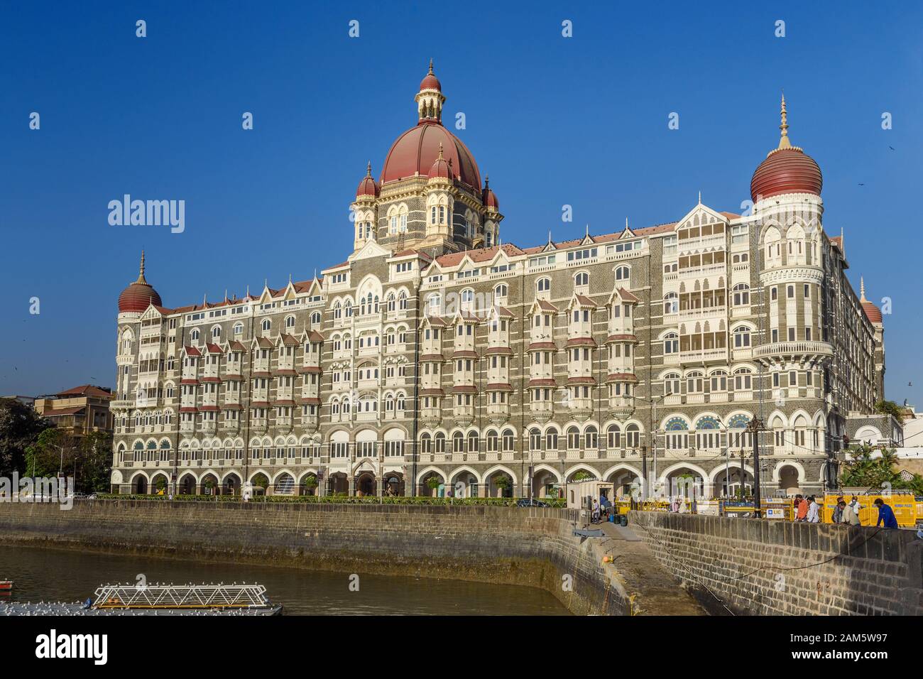 Taj Mahal Palace Hôtel dans la région de Colaba de Mumbai. Inde Banque D'Images