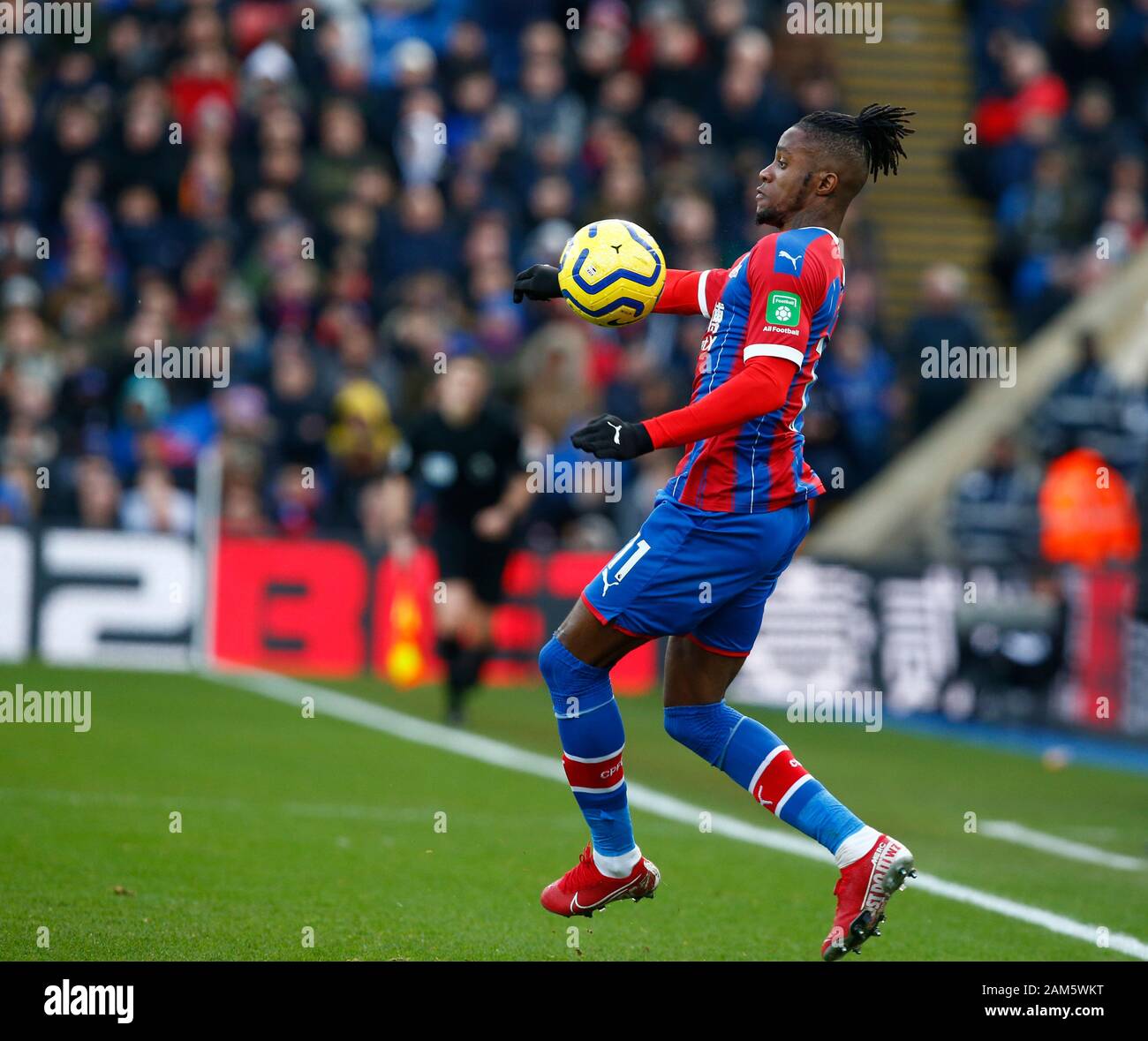Londres, Royaume-Uni. 11Th jan 2020. Le Crystal Palace Wilfried Zaha en action lors d'English Premier League match entre Arsenal et Crystal Palace le 11 janvier 2020 à Selhurst Park Stadium, Londres, Angleterre. (Photo par AFS/Espa-Images) Credit : Cal Sport Media/Alamy Live News Crédit : Cal Sport Media/Alamy Live News Crédit : Cal Sport Media/Alamy Live News Banque D'Images