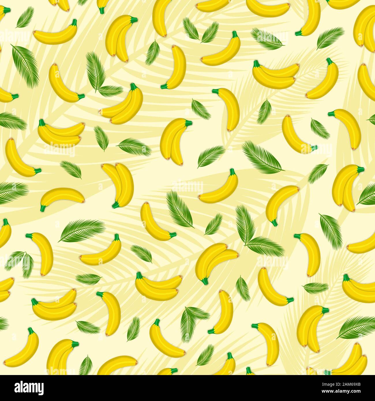Feuilles De Palmier Tropical Sans Couture Et Les Bananes Fashion Design Graphique Motif Colore Du Textile L Illustration Photo Stock Alamy Feuilles De Palmier Tropical Sans Couture Et Les Bananes Fashion Design Graphique Motif Colore Du Textile L Illustration Photo Stock Alamy