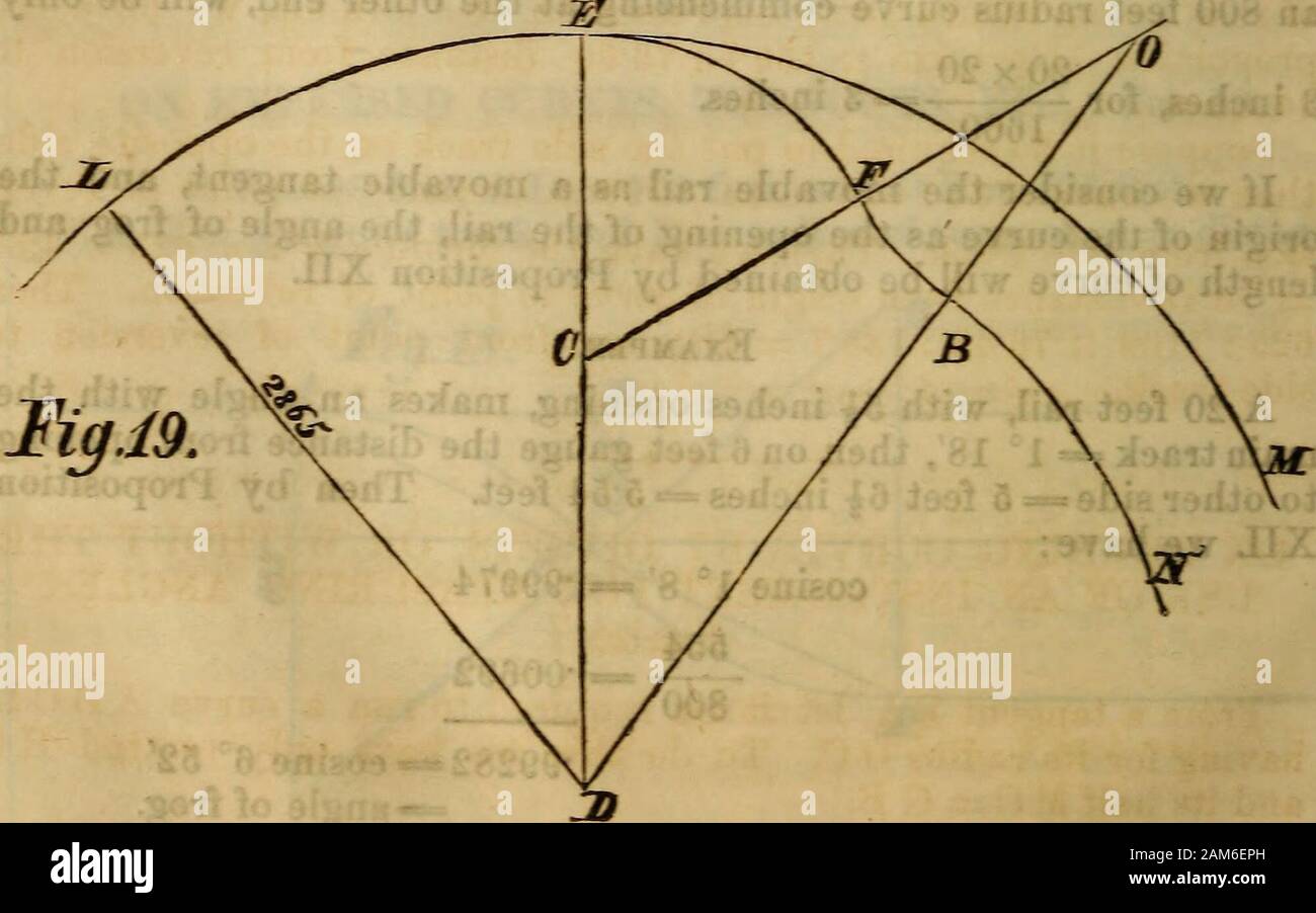 Www.flickr.com/photos/internetarchivebookimages/tags/book... . E à partir de la courbe d'originof au point de retour- mais si le point d'être de retour au point de grenouille, thedistance entre rails plus proche des pistes en cours de 7 pieds, nous avons 6 : : 7 : 800 : 933*3 = rayon de courbe avec qui à quitter la grenouille et6:7 : : 98 : 114o  = distance de grenouille pour fin de participation. Ou faire de la rampe mobile tangent, et l'ouverture de l'oi- inclies, angle d'ouverture est 1, est le point de retour en cours à frog, pour trouver l'angle de grenouille, nous avons : cosinus est T =99974 6-54933-3  = -OOTSO •99274  = = 655 nearlv cosinus le s Banque D'Images