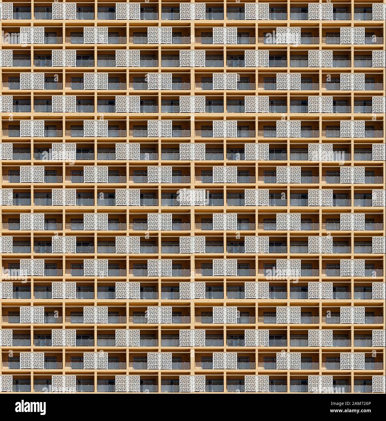 Bloc d'appartements comme modèle, la texture. Banque D'Images