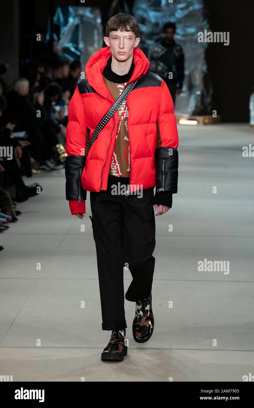 Milan, Italie. 11Th Jan, 2020. NEIL BARRETT Automne/Hiver 2020/2021 de piste à Milan Fashion Week d'hommes Janvier 2020 - Milan, Italie 11/01/2020 | Crédit dans le monde entier d'utilisation : dpa/Alamy Live News Banque D'Images