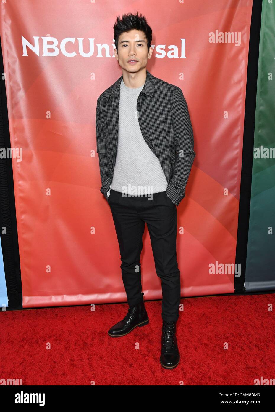 11 Janvier 2020 - Pasadena, Californie - Manny Jacinto. NBCUniversal Winter Press Tour 2020 tenu à l'hôtel Langham Huntington. Crédit photo : Birdie Thompson/AdMedia /MediaPunch Banque D'Images