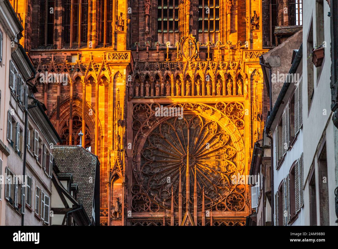 Liebfrauenmuenster à Strasbourg en France Banque D'Images