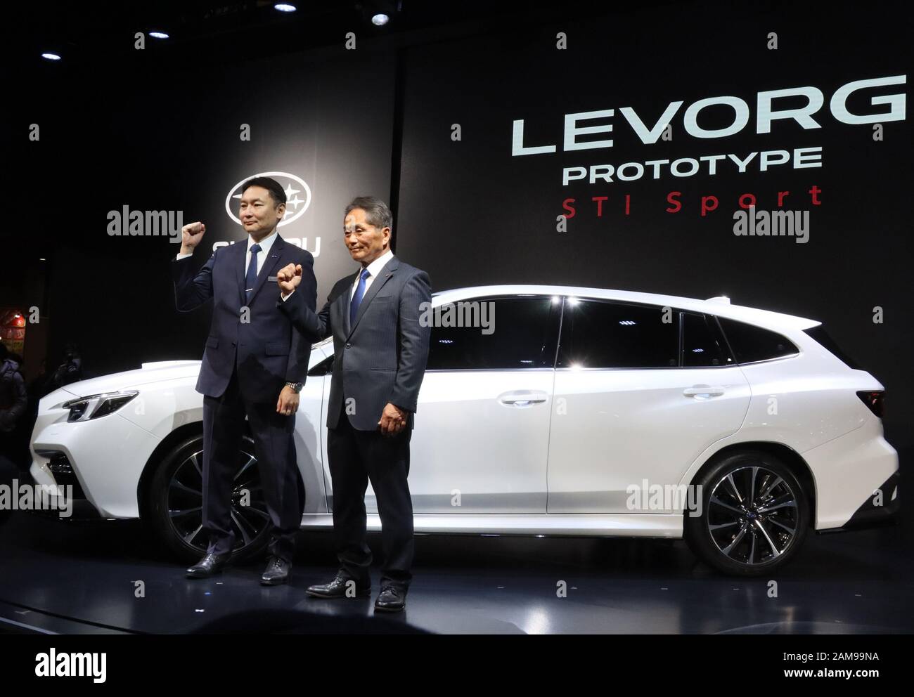 Chiba, Japon. 10 janvier 2020. Subaru, constructeur automobile japonais, dévoile le prototype Levorg STI Sport au salon automobile Tokyo 2020 à Chiba, dans la banlieue de Tokyo, le vendredi 10 janvier 2020. Quelque 1 000 véhicules seront exposés lors d'un salon de trois jours sur mesure. Crédit: Yoshio Tsunoda/Aflo/Alay Live News Banque D'Images