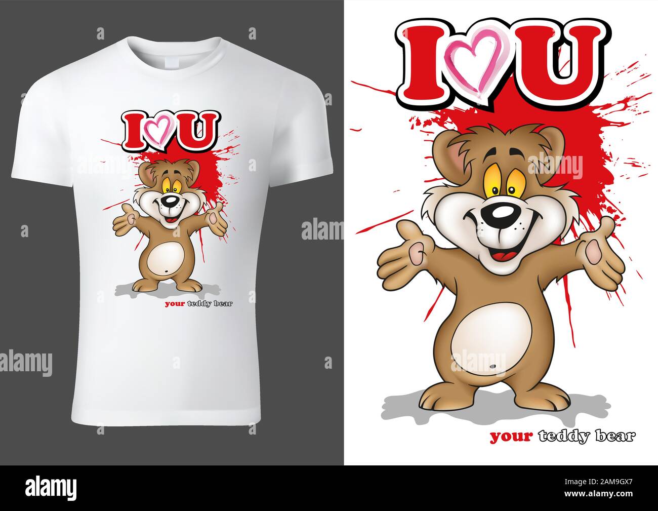 t shirt enfant marron