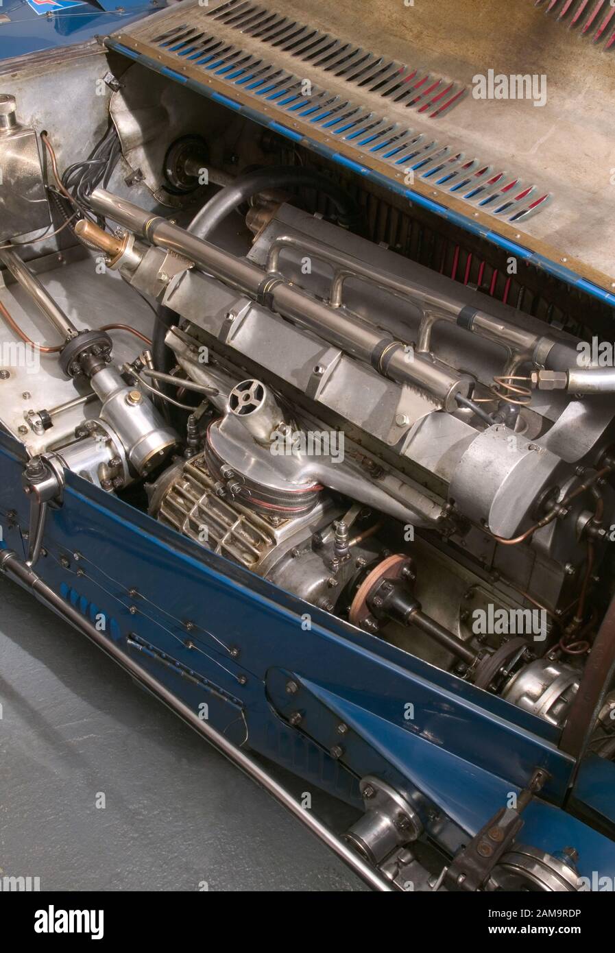 Moteur Bugatti 1/5 - 8 Cylindres Compresseur - Modèle 1935 - Impression 3D - Neuf