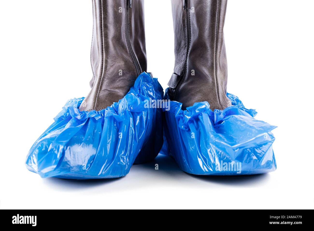 sur-Chaussures imperméables antidérapantes Couvre-Chaussures de Pluie en Plastique jetables MZY1188 Couvre-Chaussures de 5 Paires
