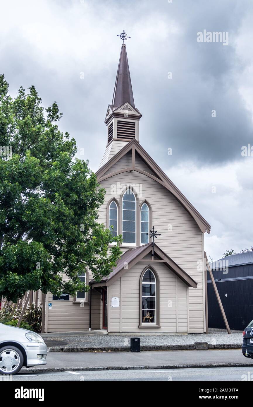 St. Andrew'S Union Church, 1880, Graytown, Wairarapa, Nouvelle-Zélande Banque D'Images