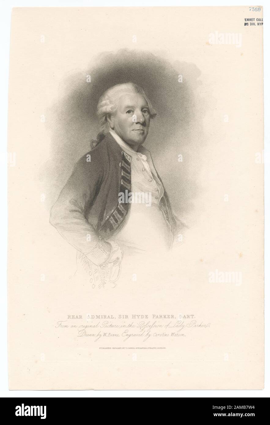 Le contre-amiral Sir Hyde Parker, Bart Comprend des reproductions photomécaniques. Parmi Les Graveurs Figurent Francesco Bartolozzi, Henry Bryan Hall Et Alexander Hay Ritchie. Titre du calendrier de la collection Emmet. Em7560 Déclaration De Responsabilité : Caroline Watson; Contre-Amiral Sir Hyde Parker, Bart. Banque D'Images