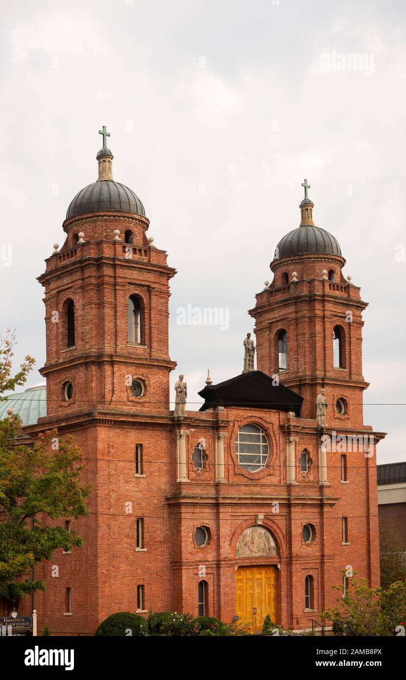 Basilique Saint-Laurent dans le centre-ville d'Asheville, en Caroline du Nord Banque D'Images