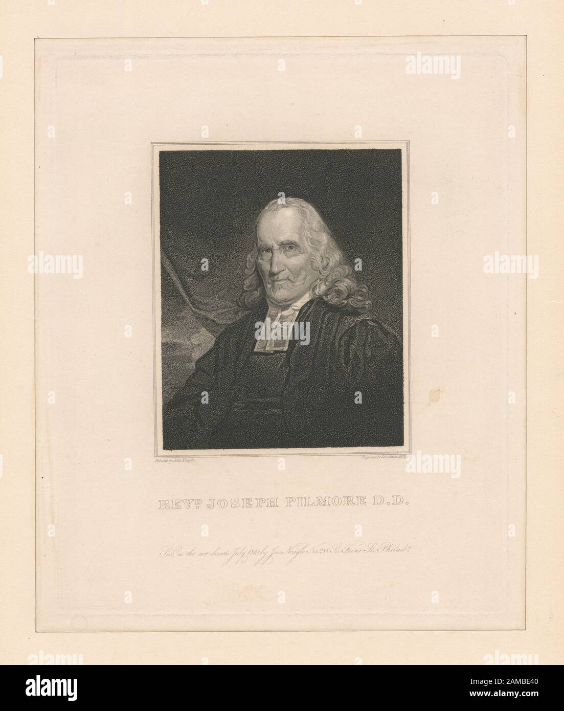 Revd Joseph Pilmore DD Comprend des reproductions photographiques. Les graveurs comprennent Alexander Anderson, W.J. Bennett, C.G. Childs, A.J. Davis, A.b. Durand, Eliza Greatorex, George Hayward, John Rodgers & Bureau Lithographique D'Imbert. Titre du calendrier de la collection Emmet. EM11248 Déclaration de responsabilité : C. Goodman & R. Piggot; Revd. Joseph Pilmore D.D. Banque D'Images