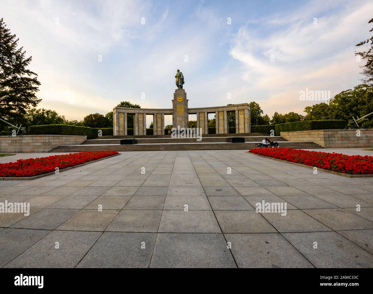 Mémorial De La Guerre Soviétique Au Parc Treptower Banque D'Images