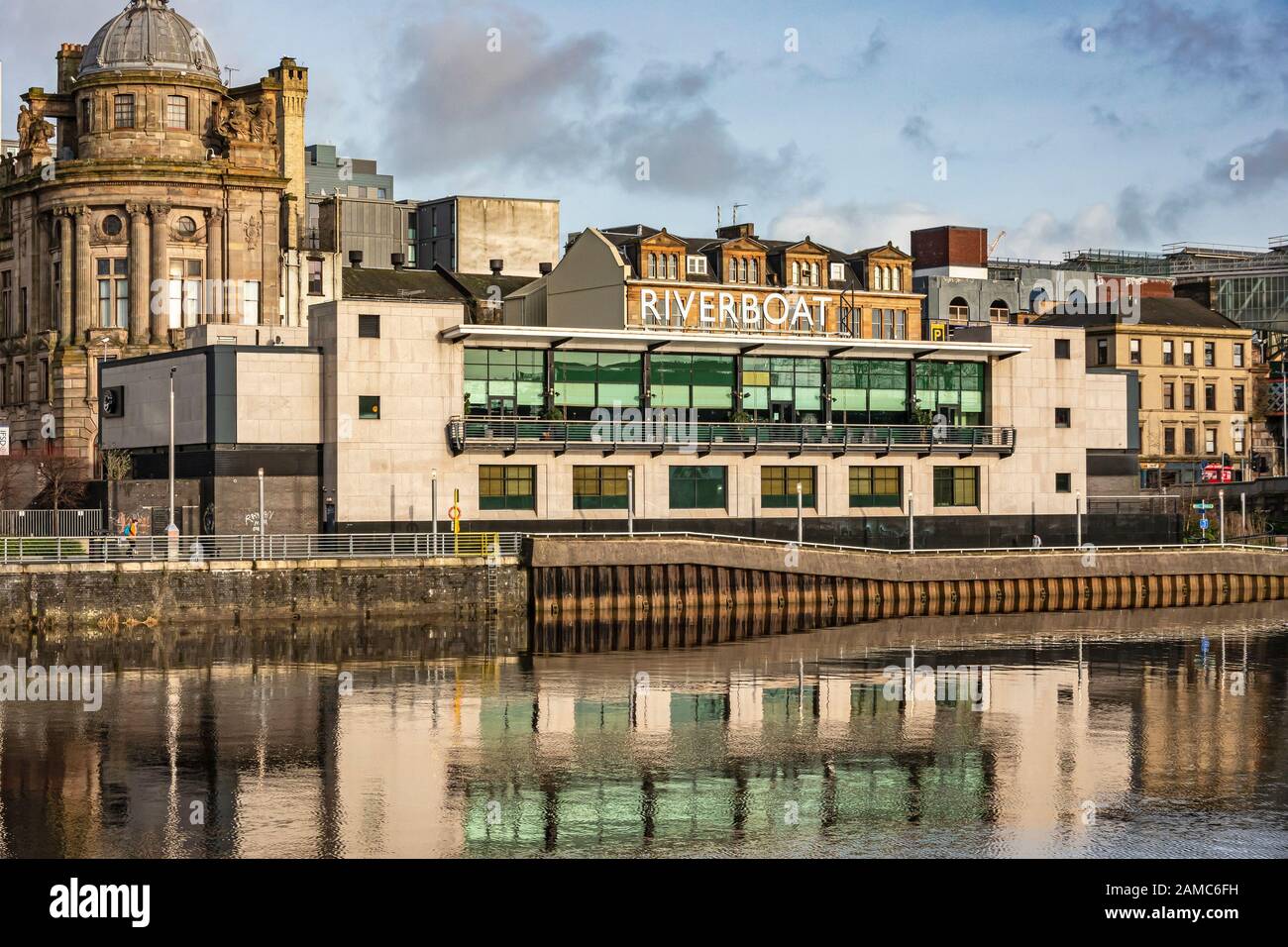 Grosvenor Casino Riverboat, Glasgow sur la rivière Clyde à Broomielaw Glasgow Ecosse Royaume-Uni Banque D'Images
