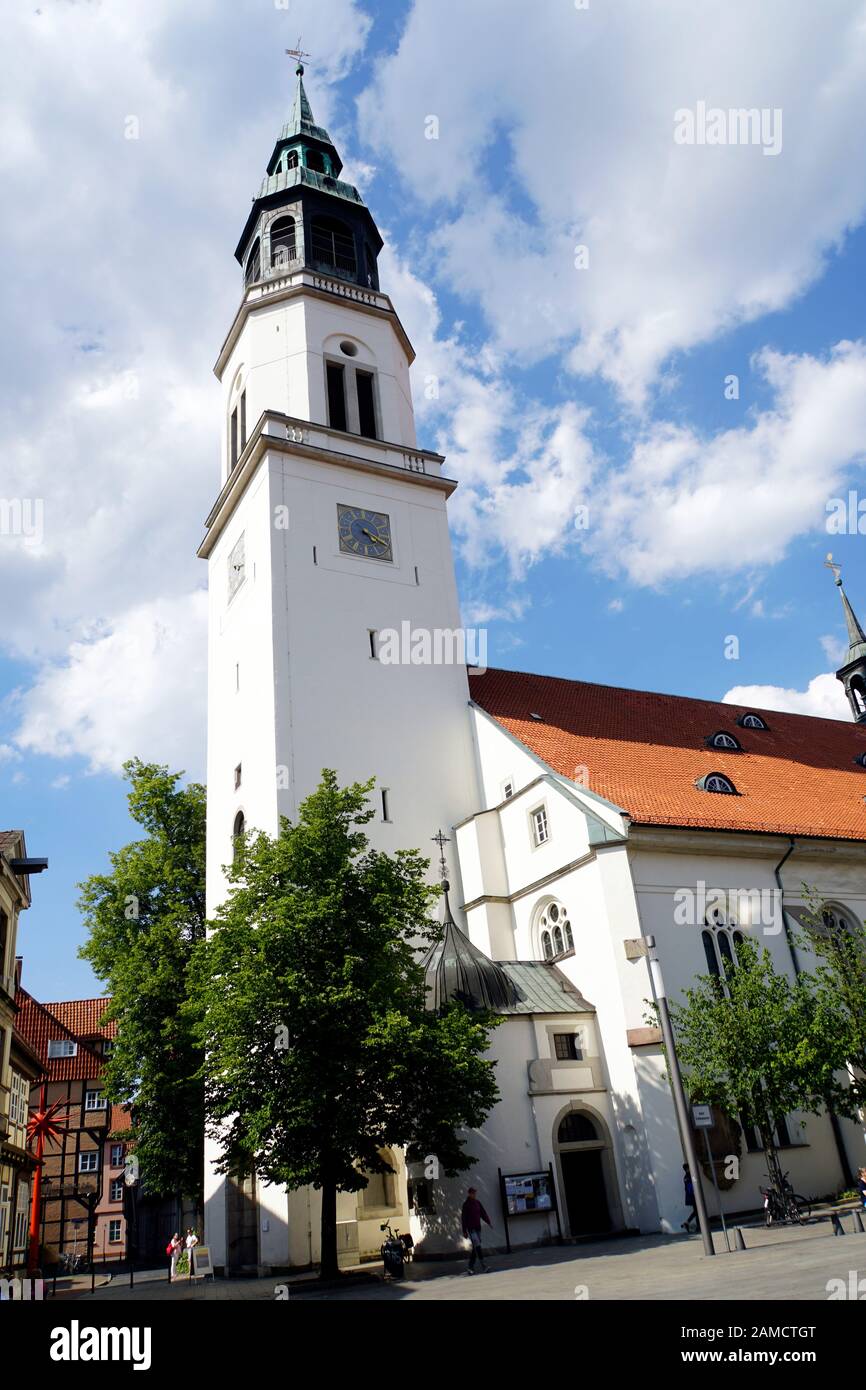 Evangelisch-lutherische Stadtkirche Saint Marien, celle, Niedersachsen, Deutschland Banque D'Images