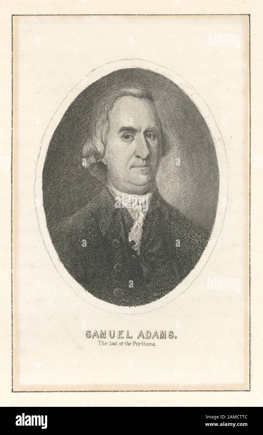 Samuel Adams, le dernier des puritans EM2175; Samuel Adams, le dernier des puritans. Banque D'Images