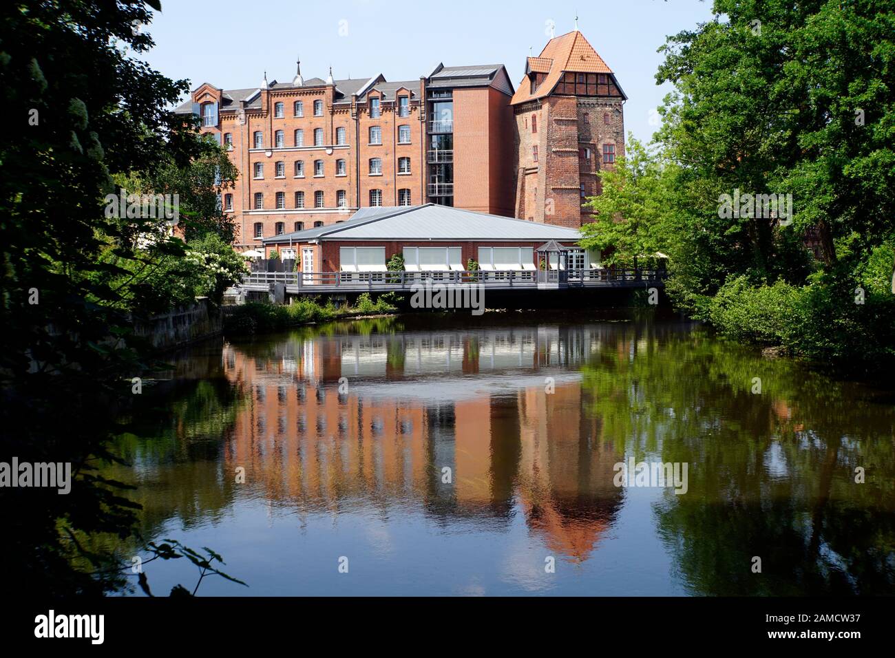 Historische Altstadt Lüneburg - Moderner Bau in altem Stil, Niedersachsen, Allemagne Banque D'Images