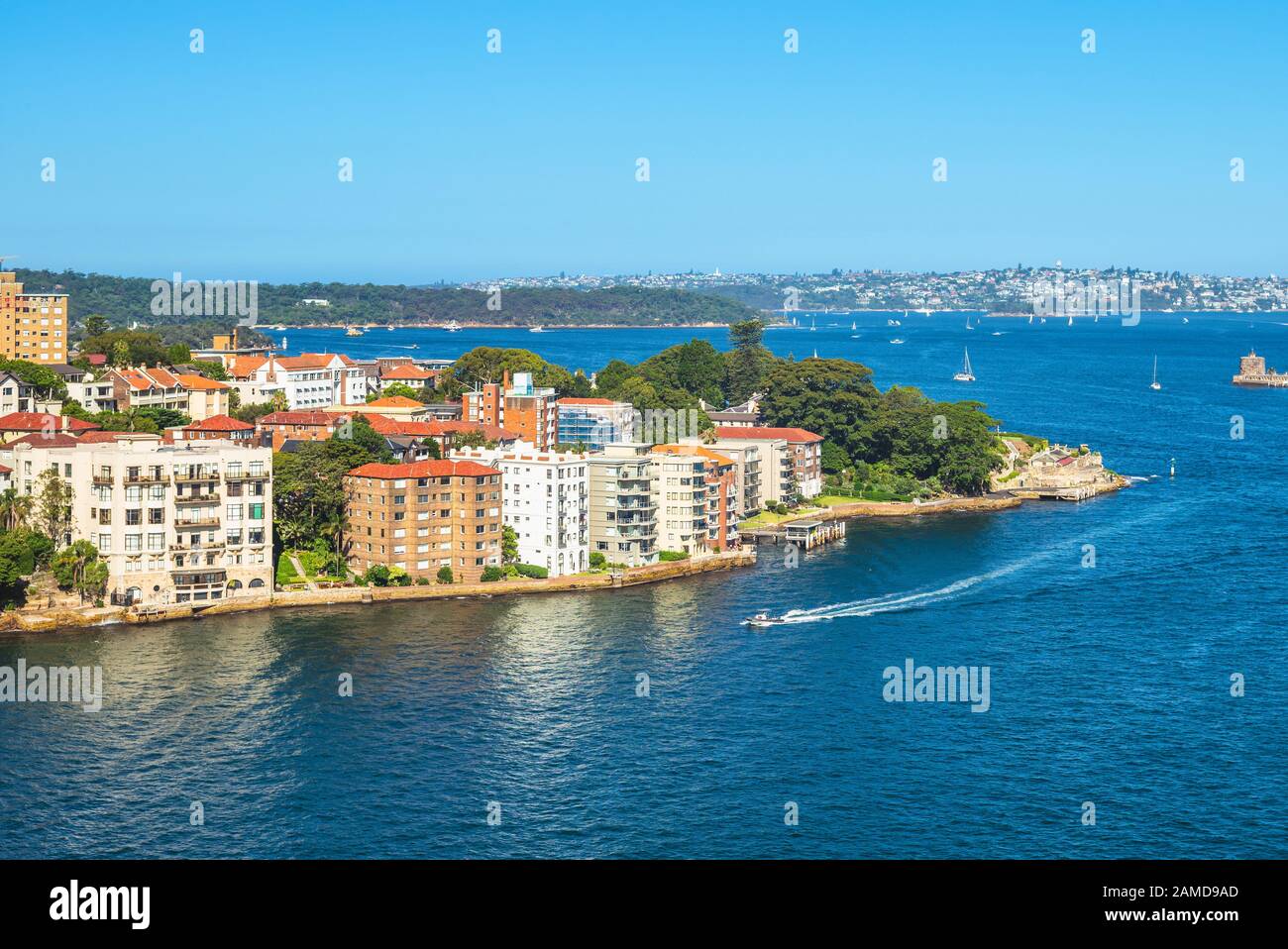 Kirribilli point, banlieue de Sydney, Australie Banque D'Images