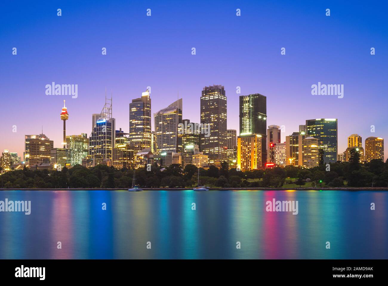 Sydney CBD (Central Business District), l'Australie Banque D'Images