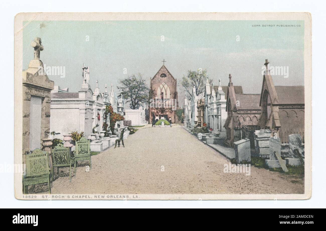 St Roch's Chapel, la Nouvelle-Orléans, la Postcard numéro de série : 13529 dernière série publiée principalement à partir d'images appartenant à la société ou commandées par la société.; St. Roch's Chapel, la Nouvelle-Orléans, la. Banque D'Images