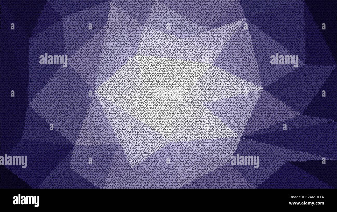 Abstract blue low poly concept illustration Banque D'Images