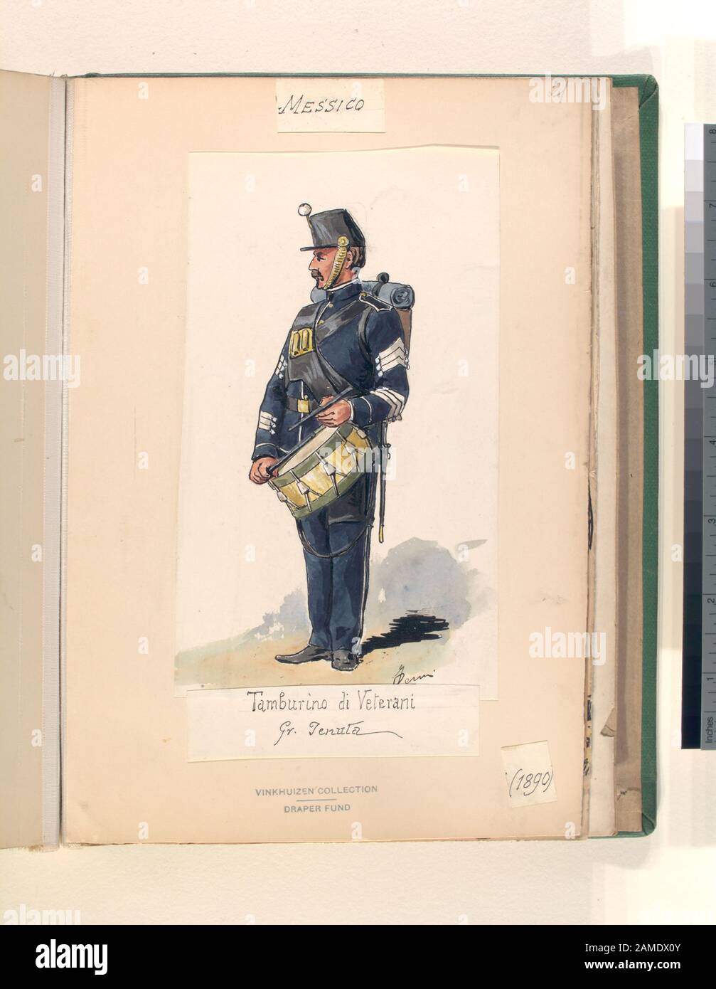 Tamburino di veterani, gr tenuta Tamburino di veterani, gr. Tenuta.; Tamburino di veterani, gr. Tenuta. Banque D'Images