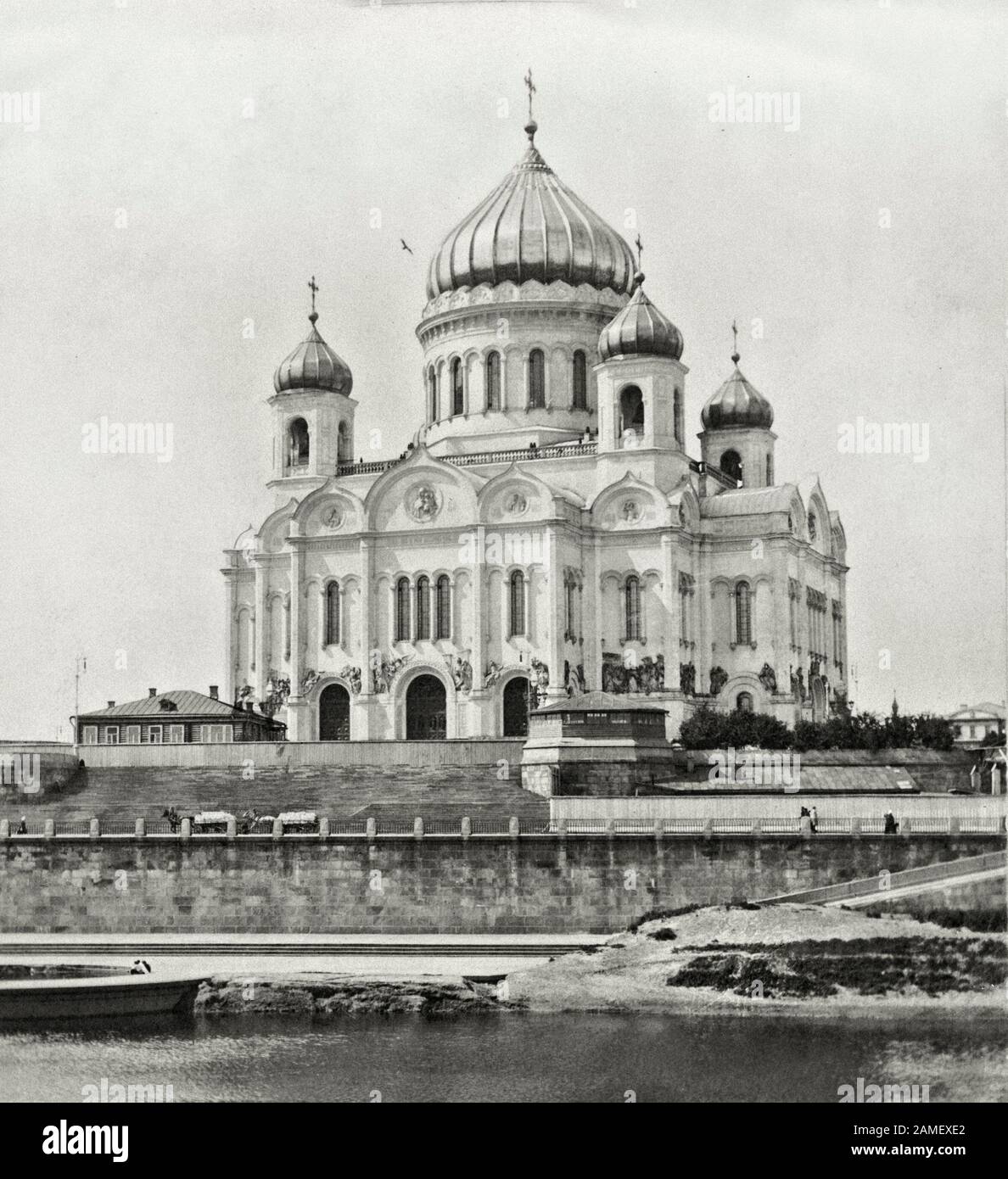Église De Notre Sauveur, imparfaite dans la splendeur. Moscou, Russie. 1903 Banque D'Images
