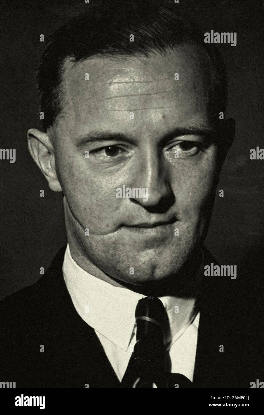 William Joyce, le commentateur principal de la propagande nazie en anglais, surnommé « Lord Haw-Haw » en Grande-Bretagne. William Joyce est un Irishman de bi Banque D'Images