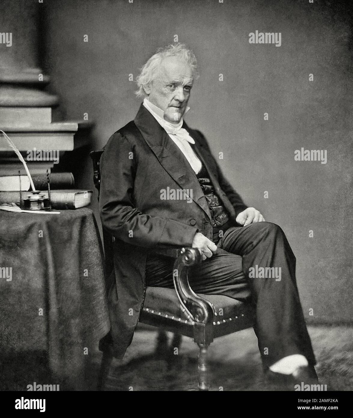 James Buchanan Jr. (1791 – 1868) était un politicien américain qui a été le 15ème président des États-Unis (1857–1861), servant avant Le Matin Banque D'Images