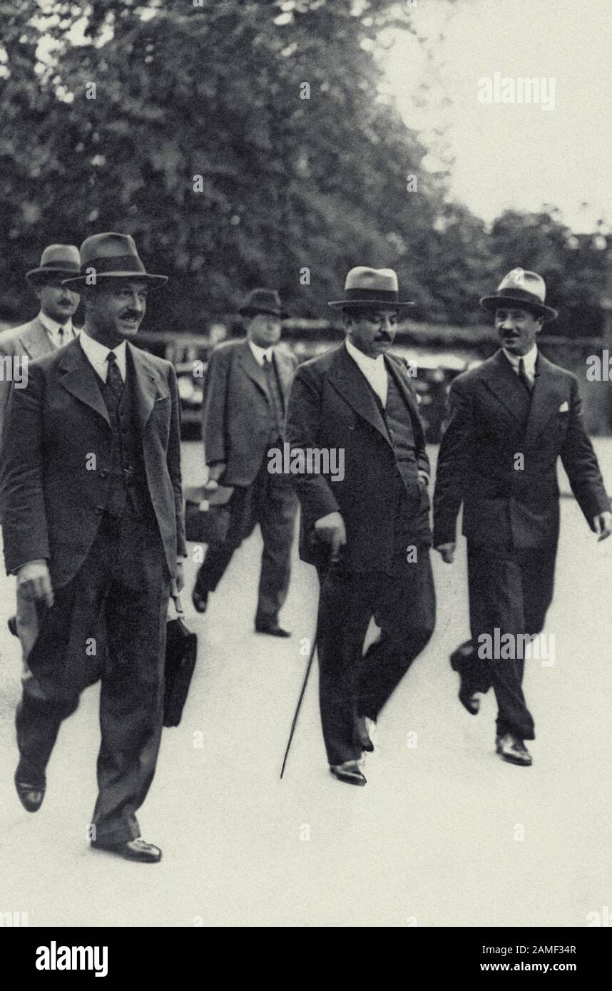 Photo de Pierre Jean Marie Laval (1883 – 1945), homme politique français. Pendant la troisième République, il a été Premier Ministre de la France Banque D'Images