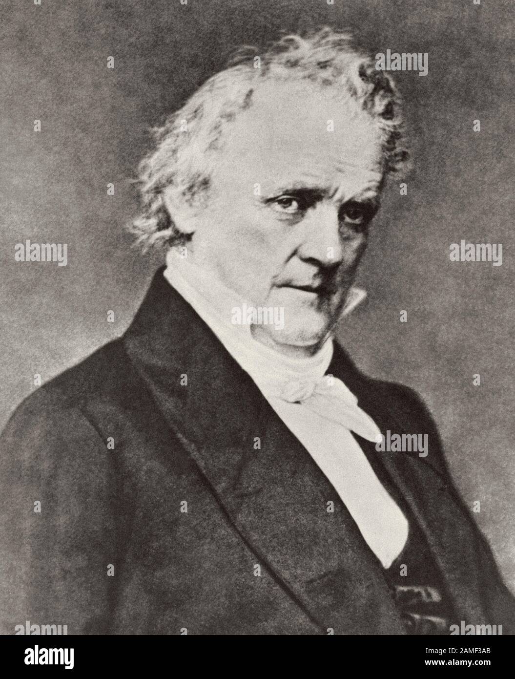 James Buchanan Jr. (1791 – 1868) était un politicien américain qui a été le 15ème président des États-Unis (1857–1861), servant avant Le Matin Banque D'Images