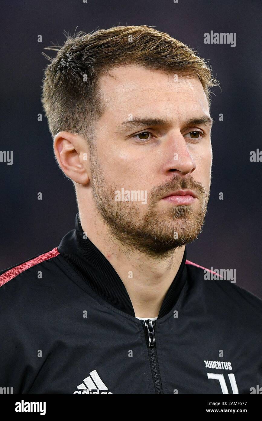 Rome, Italie. 12 janvier 2020. Aaron Ramsey de Juventus lors du match de Serie ENTRE Roma et Juventus à Stadio Olimpico, Rome, Italie, le 12 janvier 2020. Photo De Giuseppe Maffia. Crédit: Uk Sports Pics Ltd/Alay Live News Banque D'Images