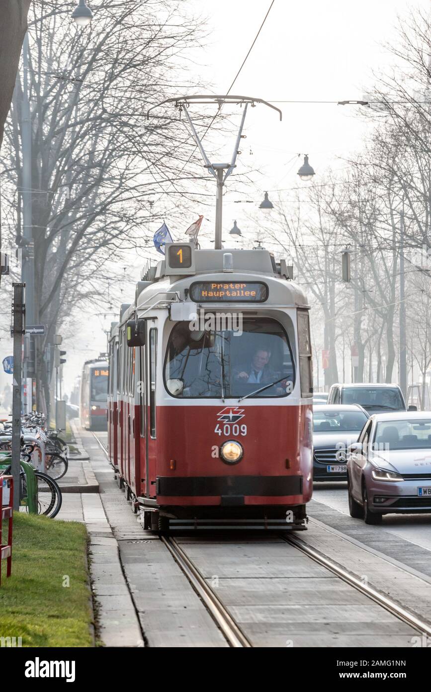 Transports sur le ring de Vienne, Autriche Banque D'Images