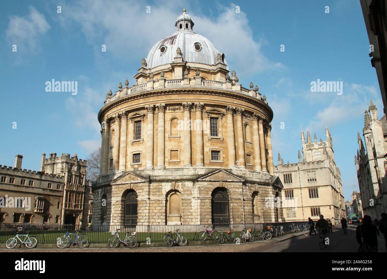 La bibliothèque Bodleian créée en 1602 est l'une des plus anciennes bibliothèques d'Europe. Il est utilisé comme principale bibliothèque de recherche Université d'Oxford. Banque D'Images