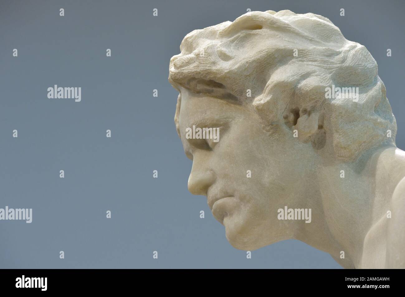 Leipzig, Allemagne. 17 décembre 2019. La sculpture Klinger 'Beethoven' du Musée des beaux-arts de Leipzig est un accrocheur. L'année 2020 marquera à la fois le 250ème anniversaire du compositeur Ludwig van Beethoven et le 100ème anniversaire de la mort de l'artiste Max Klinger (1857-1920). Crédit : Volksmar Heinz/dpa-Zentralbild/ZB/dpa/Alay Live News Banque D'Images