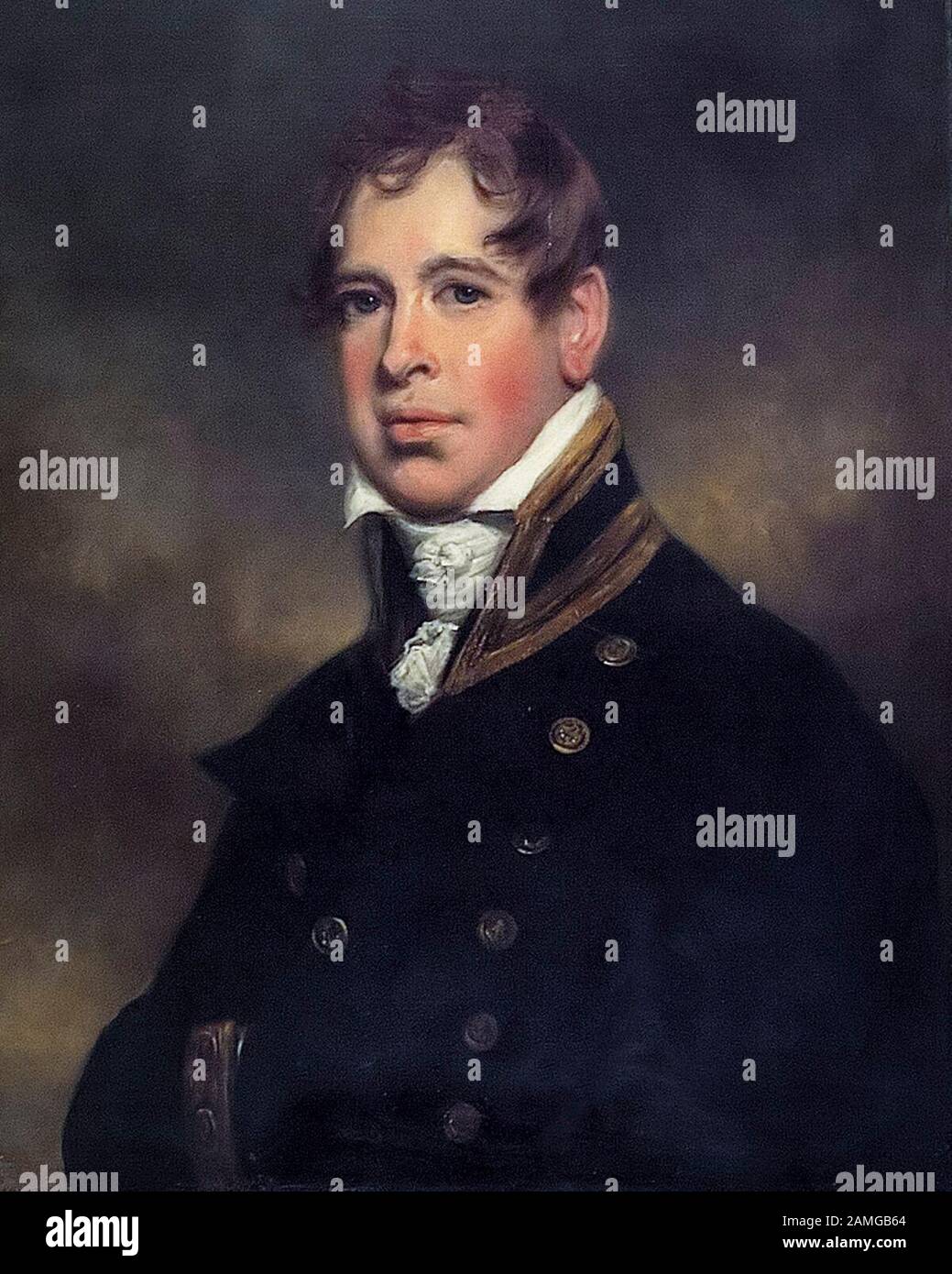 Sir William Beatty (chirurgien) (1773-1842), portrait peint par Arthur William Devis, vers 1806 Banque D'Images