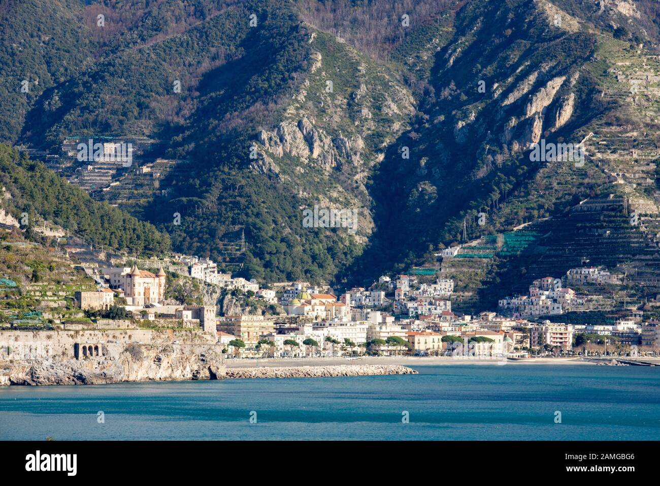 Maiori, Province De Salerne, Italie Banque D'Images