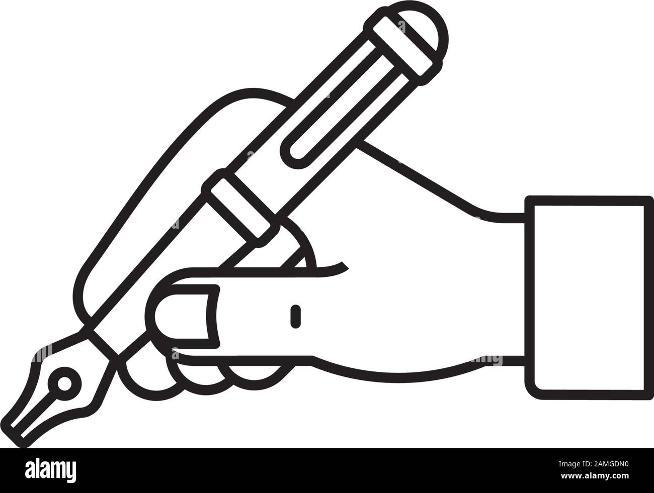 Écriture manuscrite avec plume stylo vecteur icône . Symbole des affaires et de l'éducation. Illustration de Vecteur Écriture manuscrite avec plume stylo vecteur icône . Symbole des affaires et de l'éducation. Illustration de Vecteur