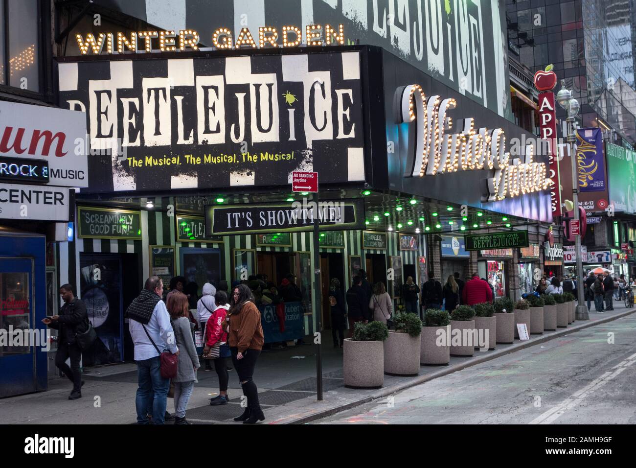 BeetleJuice au Winter Garden Theatre, New York City, NY, États-Unis Banque D'Images