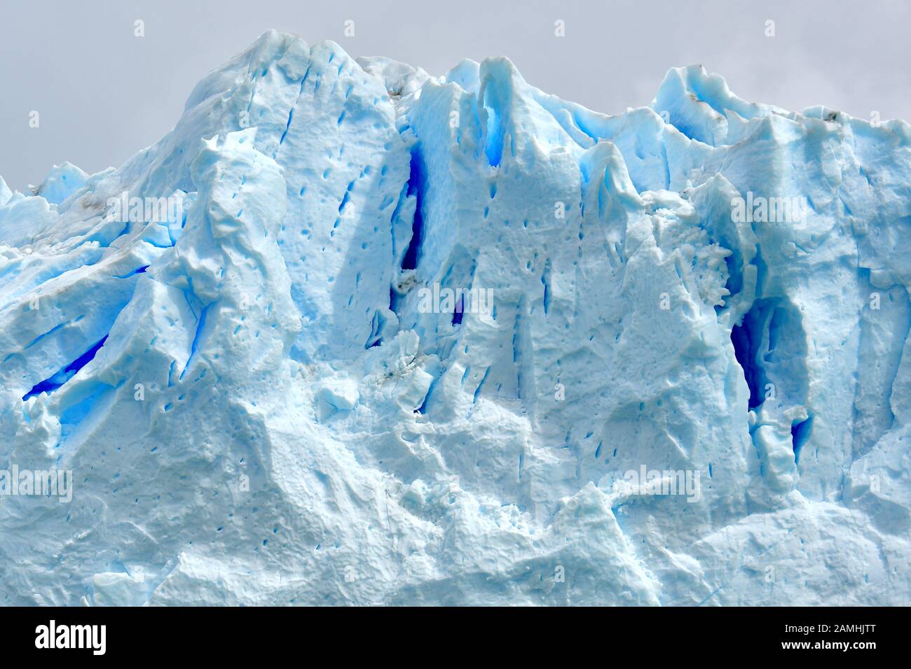 Glacier Perito Moreno, Parc National De Los Glaciares, Province De Santa Cruz, Argentine, Amérique Du Sud, Site Classé Au Patrimoine Mondial De L'Unesco Banque D'Images