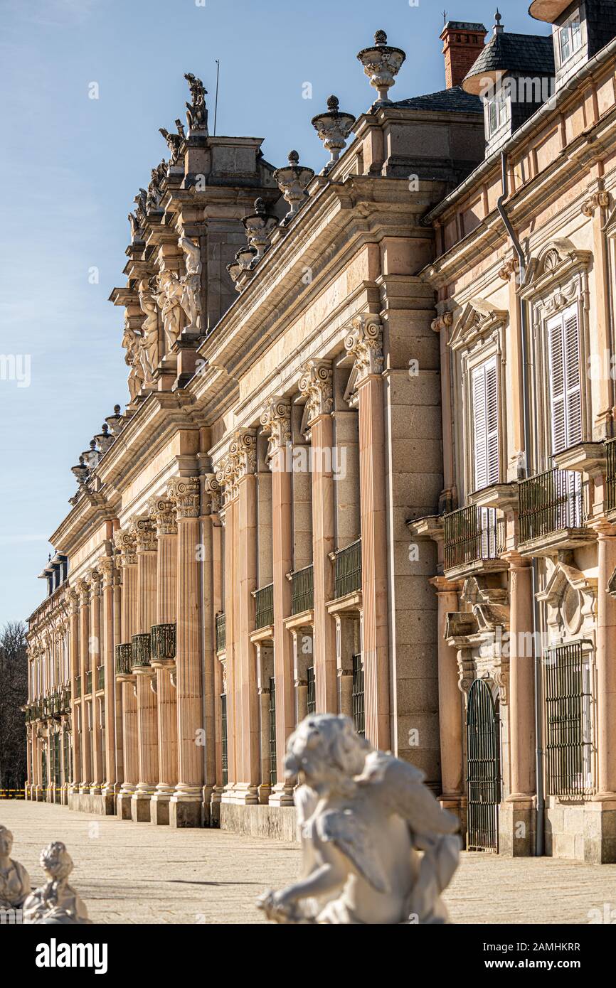 Palais Royal de La Granja de San Ildefonso, Segovia, Espagne Banque D'Images