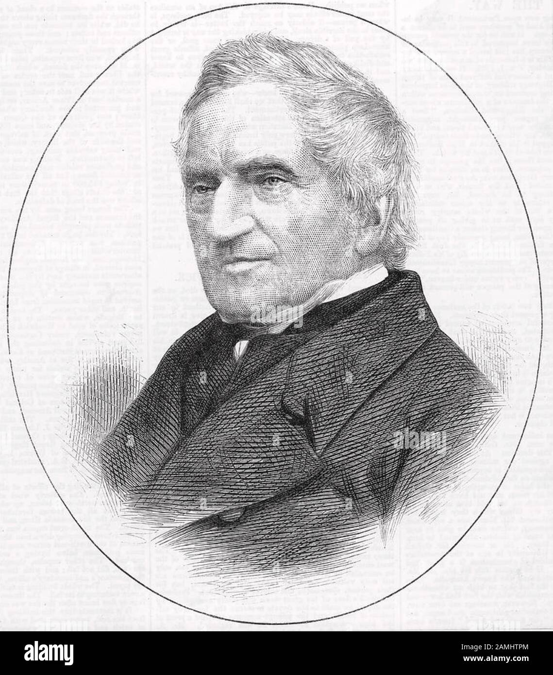 Adam SEDGWICK (1785-1873) géologue et prêtre anglais Banque D'Images