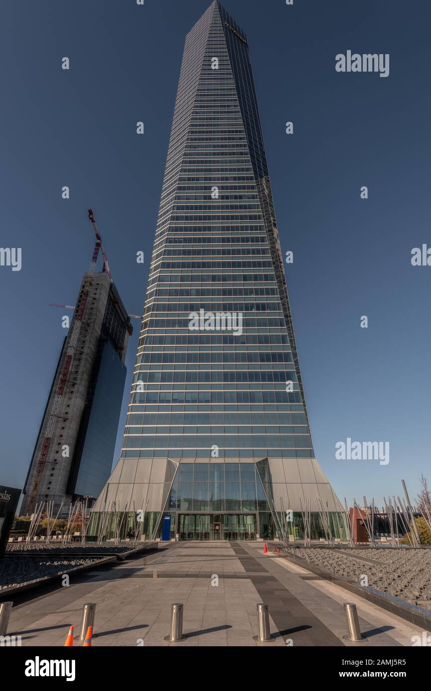 Torre De Cristal, Madrid, Espagne Banque D'Images