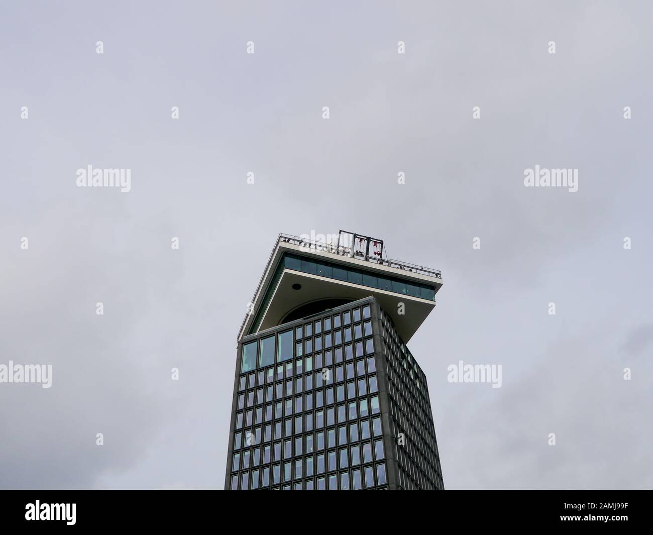 La Tour Du Belvédère D'Amsterdam, Amsterdam, Pays-Bas Banque D'Images