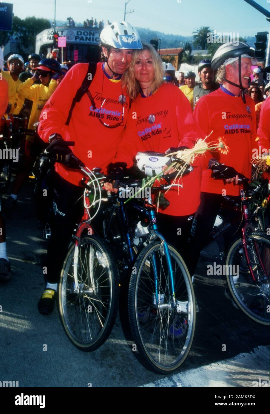 West Hollywood, Californie, États-Unis 20 mai 1995 (L-R) l'acteur Robert Desiderio et l'actrice Judith Light assistent au California Aids Ride le 20 mai 1995 à West Hollywood, Californie, États-Unis. Photo De Barry King/Alay Stock Photo Banque D'Images