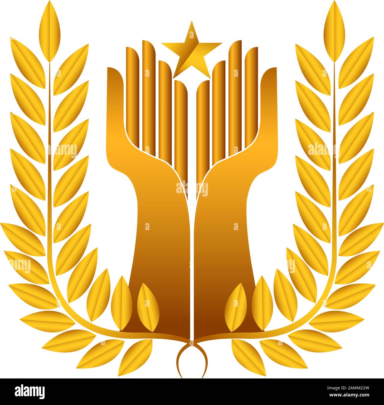 logo du gagnant du prix Banque D'Images