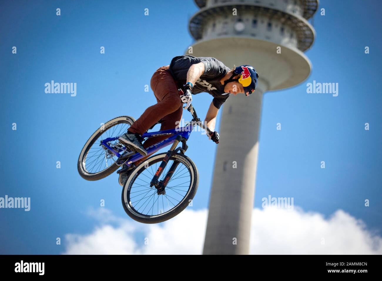 Tournoi de VTT au Mash de Munich à l'Olympiapark de Munich. [traduction automatique] Banque D'Images