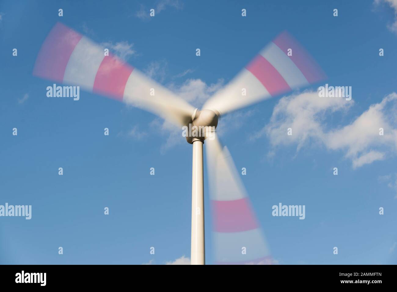 Traitement de l'énergie avec énergie éolienne [traduction automatique] Banque D'Images