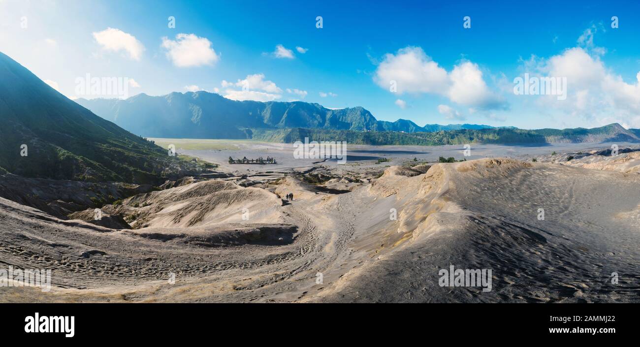 Vocalno Creater de Bromo, Java Est, Indonésie Banque D'Images